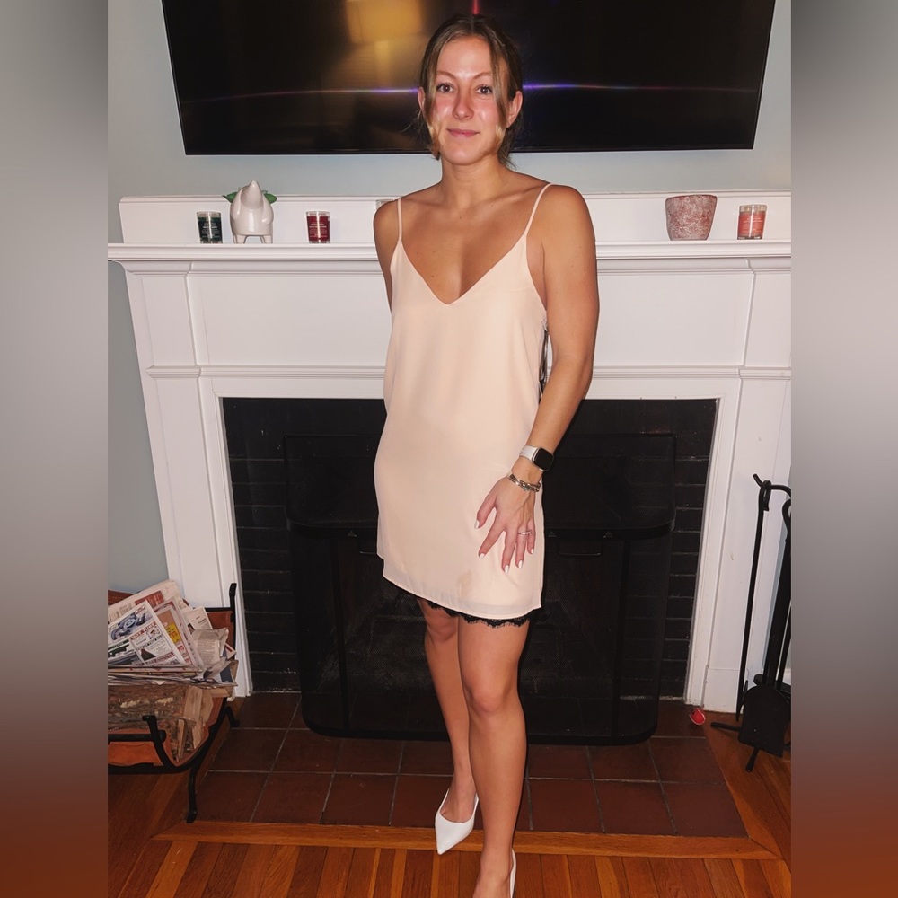 Light Pink/Peach Lulus Minidress
